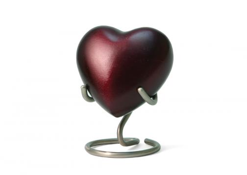 Monterey Ruby - Heart Keepsake